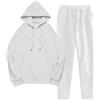 SCBFDI Tuta da Sci Donna, Abbigliamento Palestra Donna, Vestito con Cappuccio Scuola Moda Due Pezzi Autunno Manica Lunga Stirata Tinta Unita Stringa Adatto