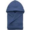 Morbidissimi Accappatoio Nido D'Ape Bambino, Bambina, Ragazzi Con Cappuccio, Cinturino e 2 Tasche, Accappatoi Piscina, 270 gr/mq 100% Cotone, Assorbente, Z055