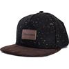 Blackskies Obsidian Snapback cap | Uomo Donna Cappellino da Baseball in Lana con Visiera in Similpelle Scamosciata | Basecap Unisex Streetwear Outdoor Estate Tempo Libero