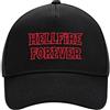 Stranger Things Season 5 - Hellfire Forever Unisex Cappello Nero 100% Cotone