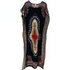 KIRAN FASHION Maxi caftano estivo da donna, in cotone, taglia unica