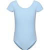 HIPPOSEUS Ragazze Body da Danza con Maniche Corte Classico Body Ginnastica Bambina Ballet Leotards,AM0019DX