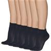 Annes styling Calzini da donna sopra la caviglia - 40 DEN in microfibra opaca, finitura opaca, top confortevole, taglia unica, calzini classici casual da ufficio per donna Cloe 40