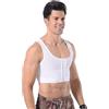 SUIUOI Body shaper da uomo, a compressione piatta, per nascondere ginecomastia, maglione per il petto, a compressione, dimagrante, corsetto, canottiera, canottiera, shapewear
