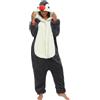 chuangminghangqi Tuta Donna Invernale Peluche Gigante Animali Pigiama Unisex con Cappuccio Tuta Donna Completa Adatto Come Costume Carnevale o Pigiami Natalizi Famiglia
