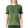 Risalti Maglia Termica Donna Manica Corta Energy - Maglia Tecnica Donna Traspirante a Compressione, Intimo Termico Senza Etichette per Sci, Trekking, Running, Ciclismo - Made in Italy
