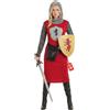 Fun Shack Costume Cavaliere Donna, Costume Medievale Halloween Donna | Abito con Effetto Cotta di Maglia, Cintura & Scudo, Stile Medievale, Perfetto per Halloween, Ideale per Travestirsi
