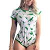 LittleForBig - Tutina da adulti, per amanti del pannolino (ABDL, Adult Baby Diaper Lover), pigiamino con apertura al cavallo - tema con dinosauri