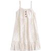 ACMEDE Camicia da Notte Senza Maniche Donna Comodo Cotone Pigiama con Spalline Regolabili, Donna Elegante Camicia da Notte Estivo di Cotone Crepe Casual Vestito Floreale Vestito per Donne, M-XL