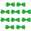 DonDon Set da 10 papillon da uomo 12 x 6 cm già legato e infinitamente regolabile
