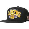 Mitchell & Ness Uomo Snapback Caps Black Team Arch LA Lakers