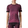 Risalti Maglia Termica Donna Manica Corta Energy - Maglia Tecnica Donna Traspirante a Compressione, Intimo Termico Senza Etichette per Sci, Trekking, Running, Ciclismo - Made in Italy