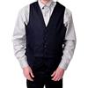 IBEX Gilet da uomo senza maniche con scollo a V, vestibilità aderente, per camerieri, bar, travestimenti, feste di nozze