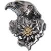 Trachten Mayr Spilla per cappello da caccia con aquila, segno della caccia, distintivo, cacciatore, stella alpina, bavarese, escursionismo, montagna, abiti tradizionali, spilla per alpinismo