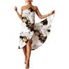 maxToonrain Costume da bagno estivo da donna, in chiffon, con nappe, copricostume da bagno da spiaggia, per donna