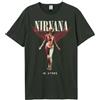 Amplified In Utero Maglietta Nirvana Adulto Unisex (XL) (Carbone)