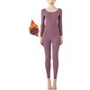 LIPIODOL Intimo Termico Donna Maglia Termica Donna Lunga Fodera in Micro Pile Pigiama Abbigliamento Intimo Canottiera Calda Elegante Elastica Traspirante Sportiva