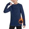 Soneven Maglia Termica a Maniche Lunghe per Ragazzi e Bambini, per Adolescenti, con Foro per Il Pollice, Sportiva, Maglietta Intima Termica