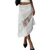 Keliholiyu Y2k - Maxi gonna da donna in pizzo patchwork lunga floreale a linea fluida gonna midi elegante asimmetrica per uscire estate