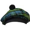 YAS Designer YAS Cappello scozzese Tam o' Shanter Tammy Jimmy cappello piatto in molti tartan
