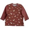 BEEBIP Maglietta con Bottoni a Manica Lunga in Morbido Cotone Biologico - Fatto con Amore in Italia, Certificato GOTS, Oeko-Tex® e Toxic Free, Comoda e Sicura sulla Pelle dei Bambini (0-2 Anni)