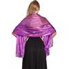 Central Chic Silky Iridescent Wrap stole scialle per matrimoni da sposa damigelle da sera Prom feste & 24 colori