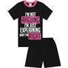thepyjamafactory I'm Not Arguing I'm Just Explaining Why I'm Right Ragazze Corta Cotone Pigiama Pjs per Bambini