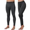Risalti Calzamaglia Termica Uomo Donna Merino - Leggins Termici Donna Uomo in Lana Merino, Intimo Invernale Traspirante, Elasticizzato Senza Cuciture - Made in Italy