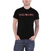 Bruce Springsteen T Shirt Colour Text Logo Back in The USA Ufficiale Uomo Nero