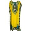 Kiran Fashion Abito lungo da donna in cotone caftano lungo estivo Dashiki africano Beach Cover