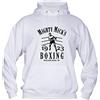 Social Crazy Felpa Uomo con Cappuccio Basic Top qualità Top vestibilità - Mick's Gym Boxing - Divertente Humor Made in Italy