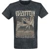 LED Zeppelin Men's Faded Falling T-Shirt Black