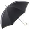 ThreeH Ombrello Gancio Maniglia 190T Panno Pongee Apertura Manuale Chiusura con Maniglia Curva Bordo Stella Ricamo per Uomo Donna