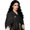 keland Donna Pashmina Scialle Stola in Cachemire Sciarpa Oversize con Spilla