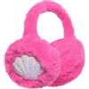 IHCEMIH Paraorecchie per ragazze e donne, in morbido peluche, regolabile, con paillettes, accessori invernali, morbidi paraorecchie per corsa, sci, protezione dal vento e dal freddo, regalo per