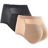 SUIUOI 2PCS Body Shaper Donna Mutandine Modellanti a Vita Alta, Butt Lifter Slip Imbottiti Controllo Pancia Boyshorts Snellenti
