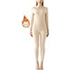 LIPIODOL Intimo Termico Donna Maglia Termica Donna Lunga Fodera in Micro Pile Pigiama Abbigliamento Intimo Canottiera Calda Elegante Elastica Traspirante Sportiva
