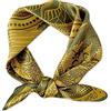 LumiSyne Sciarpe Di Seta Donna Piccolo Foulard Quadrato Artistico Astratta Stampa Animalier Morbido Leggera Bandane Fascia Per Capelli Fazzoletto Wristband Decorazione Copricapo