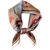 LumiSyne Sciarpe Di Seta Donna Piccolo Foulard Quadrato Artistico Astratta Stampa Animalier Morbido Leggera Bandane Fascia Per Capelli Fazzoletto Wristband Decorazione Copricapo