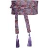 FANCYPUMPKIN Cintura stile giapponese Yukata Kimono Fiocco in vita Hanfu Cintura con nappe Larghezza 10 cm-A21