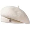 LumiSyne Cappello Basco Per Donna Berretto Francese Classico Misto Lana Tinta Unita Con Decorazione In Metallo Regolabile Vintage Cappello Da Artista Pittore Berretti Leggero Caldo Per Autunno Inverno