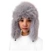 Lina & Lily Cappello Aviatore Trapper Donna Invernale in Pelliccia Sintetica Pelo Lungo