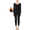 LIPIODOL Intimo Termico Donna Maglia Termica Donna Lunga Fodera in Micro Pile Pigiama Abbigliamento Intimo Canottiera Calda Elegante Elastica Traspirante Sportiva