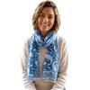 Rastogi Handicrafts Sciarpa da donna in 100% puro cotone, design indiano, stampato a mano, per ragazze, 177,8 x 50,8 cm