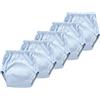 ACMEDE 5 Pezzi Mutandine di Apprendimento Riutilizzabile Pannolini Lavabili Bambini Mutandine per Allenarsi al vasino Puro Cotone Assorbente Mutande per Bambina Bambino 0-5 Anni