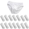 ACMEDE Mutande usa e getta da uomo,Maschio 100% Cotone Uomo Slip Intimo Slip Per Fitness Viaggio Hotel Spa Massaggio Ospedale - Singolo Imballato/Portatile