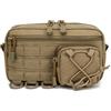 MiOYOOW Borsa Tattica per Pronto Soccorso, Marsupio tattico Molle con Tasche Multiple, Borse di Primo Soccors Portaoggetti per Escursionismo Campeggio Pesca e Viaggio, Strumenti Borsa per Attività Aperta