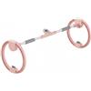 Baoblaze Fitness Hoop Cerchio Anello Attrezzo Ruota con Anello E Meccanismo Scorrevole Silenzioso per Sessioni Prolungate Presa Ergonomica E Cronometro Adatto, Rosa, Timer