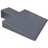 rockible Cuscino Supporto Maternità Cuscino Inclinato Schiuma Pilates Accessorio Stretching Blocco Esercizi Ergonomico Progettato per Movimenti Fluidi E, Grigio Scuro