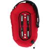 APLVFFZH Subacquea in Nylon Compensatore di Galleggiamento Vescica Donut Sacca Posteriore Compatibile con Piastra Posteriore Fessure 4 Pollici, Rosso